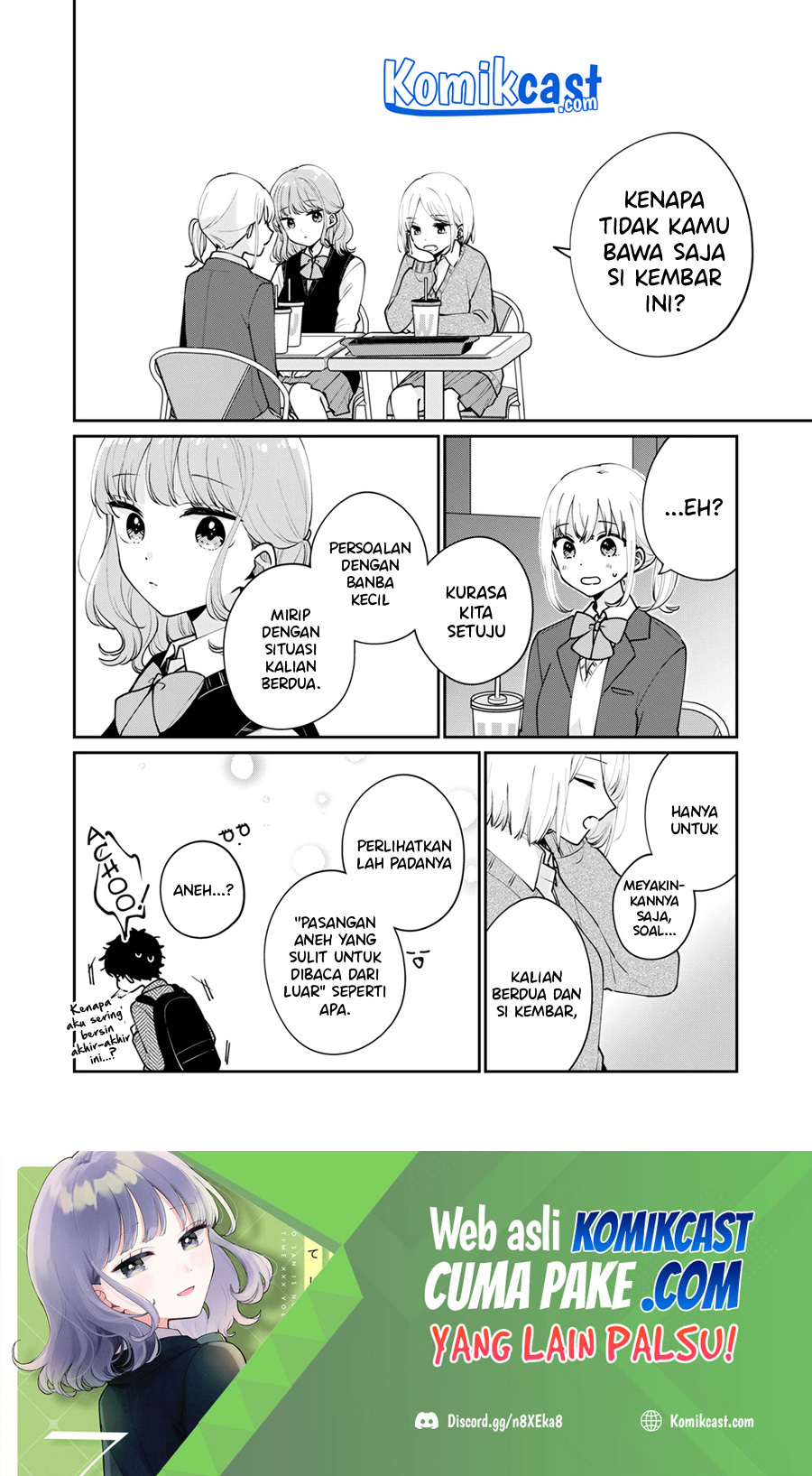 It’s Not Meguro-san’s First Time Chapter 54 Bahasa Indonesia